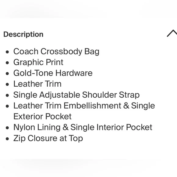 Coach Signature Beige and Blue Crossbody Bag - Picture 7 of 8